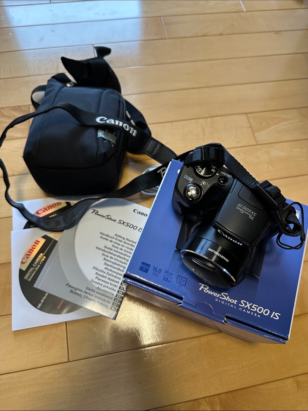 Canon PowerShot SX500 IS Digital Camera - Black